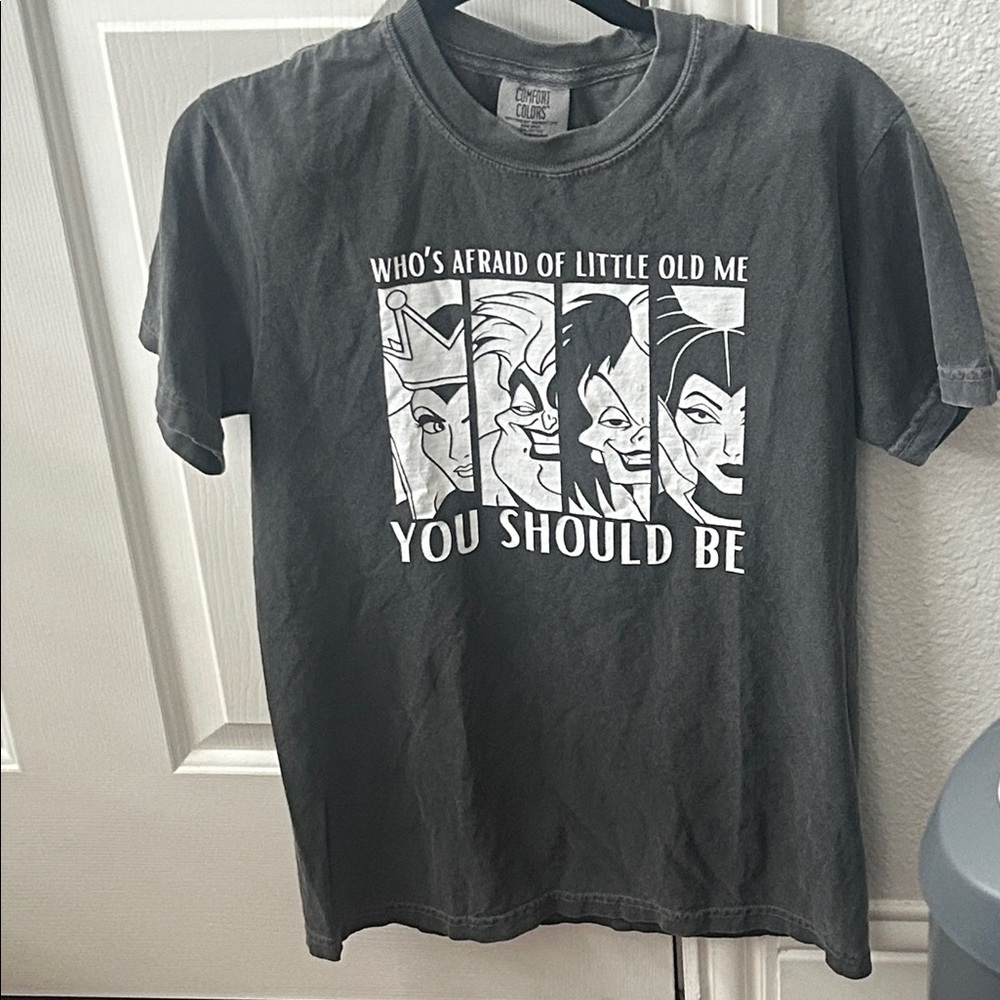 Disney Villains Charcoal Tee for Men